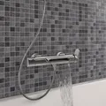 Mitigeur mécanique de baignoire chromé brillant, SENSEA Icone cascade