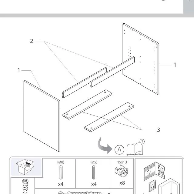 Pièce détaché meuble salle de bain