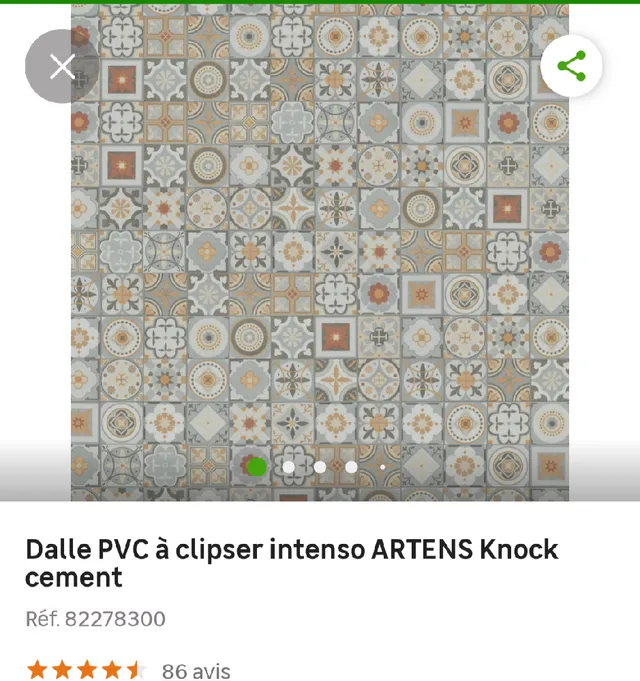 Recherche dalles knock cement