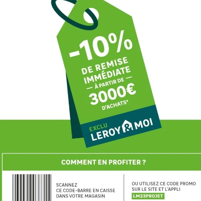 La réduction des 10% pour 3000€