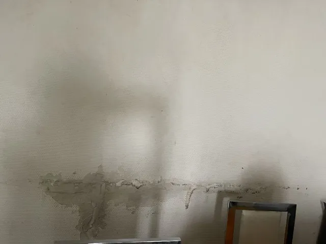 Rénovation mur en fibre de verre