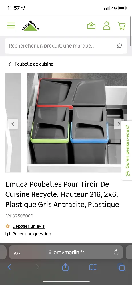 Poubelle pour tri sélectif