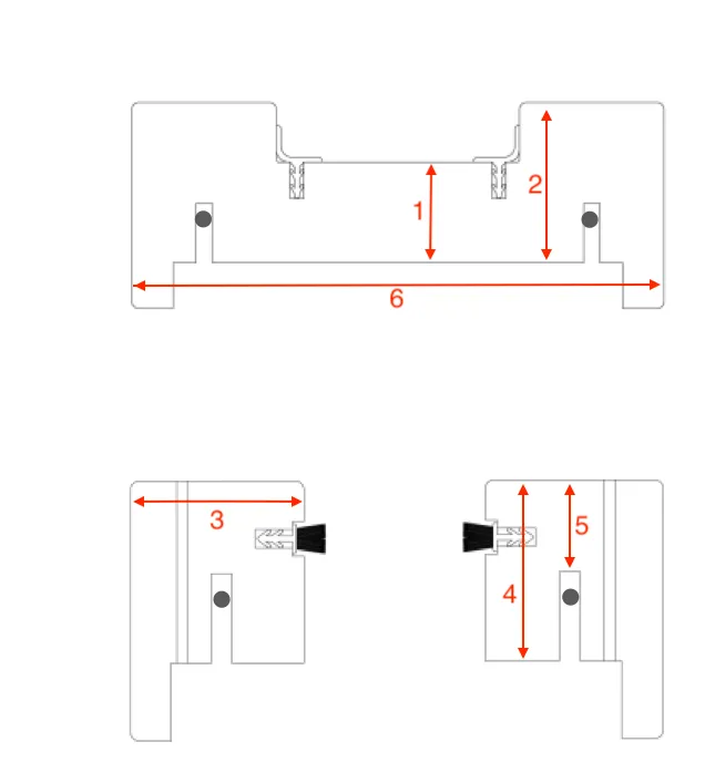 Dimension et comptabilité Kit finition galandage London 1 vantail Ref 82385881