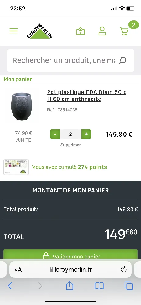 Prix pot eda graphit - 2