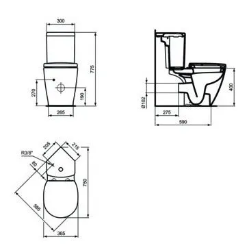 Plan récupéré sur le site du fabricant