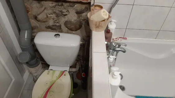 déplacement d'un wc pour un wc suspendu