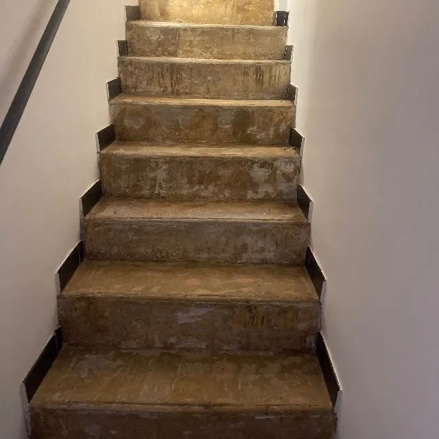 Rénovation escalier en béton