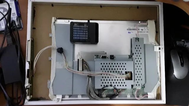 Miroir connecté avec une seule alimentation