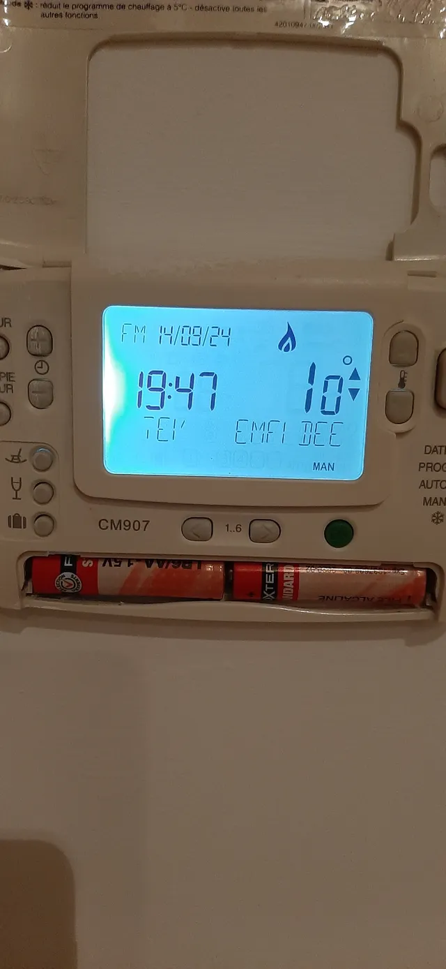 Mon thermostat d'ambiance est il mort ?