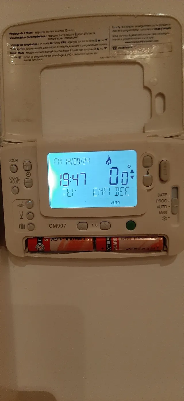 Mon thermostat d'ambiance est il mort ? - 2